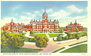 John Hopkin s Hospital Baltimore MD Postcard p18541 (Image1)