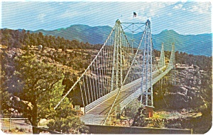 Canon City CO Royal Gorge Bridge Postcard p1960 (Image1)