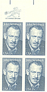 #1773, 15 Cent John Steinbeck Zip Code Block