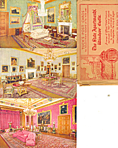 Tuck State Apartments Windsor Castle Set Six Cards Rare P21003
