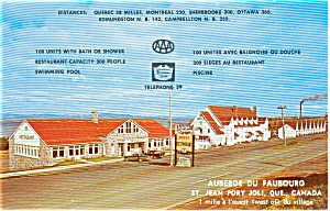 St Jean Port Joli Canada Postcard P2130