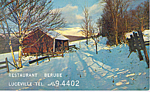 Restaurant Berube Luceville Quebec Canada p21368 (Image1)