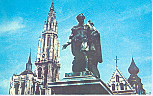 Rubens Monument and Cathedral Antwerp Belgium p21522 (Image1)