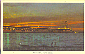 Mackinac Straits Bridge Michigan P22157