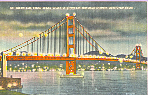 Golden Gate Bridge San Francisco California P22254