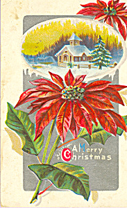 A Merry Christmas Postcard P22899