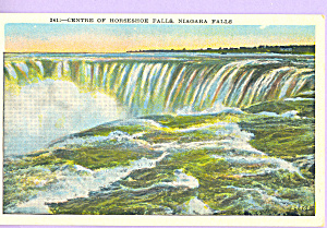 Horseshoe Falls Niagara Falls Canada Postcard p22973 (Image1)