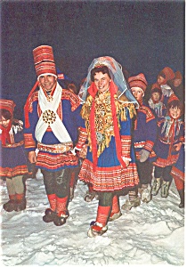 Norway Native Costumes Postcard p2310 (Image1)