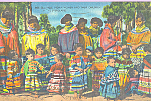 Seminole Indian Women Florida Everglades P23408