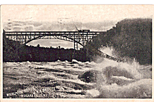 Whirlpool Rapids and R.R.Bridges Niagara Falls NY p23605 (Image1)
