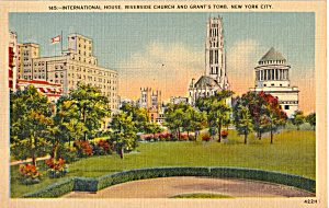 International House Riverside Church And Grant S Tomb New York City P24239