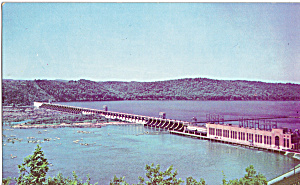 Hydroelectric Plant Safe Harbor PA Postcard p24477 (Image1)