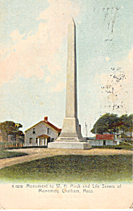 Monument to W H Mack and Life Savers of Monomoy Chatham MA p24708 (Image1)