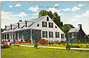 Marriage Place Of Jefferson Davis Natchez Mississippi P24782