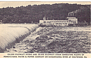 Hydro and Steam Generating Plants Postcard p25822 (Image1)
