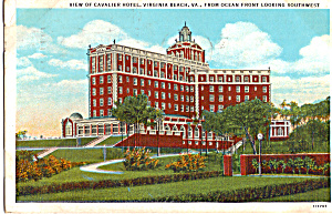 Cavalier Hotel Virginia Beach Postcard p25948 (Image1)
