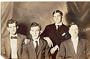 Group Of Four Young Men P27106