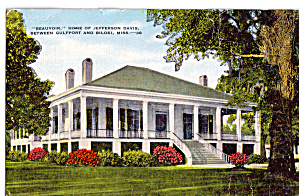 Beauvoir Home Of Jefferson Davis P27499