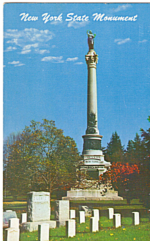 New York State Monument Gettysburg National Cemetery P27838