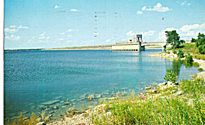 Lake Texoma Dam Postcard P28078