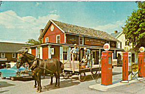 Amish Farm Wagon in Old Time Gas Station Hardware Store p28555 (Image1)