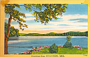 Lake Scene Stanton Missouri P29368