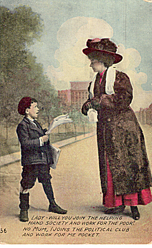 Young Boy Solicting for Helping Hand Society p29643 (Image1)