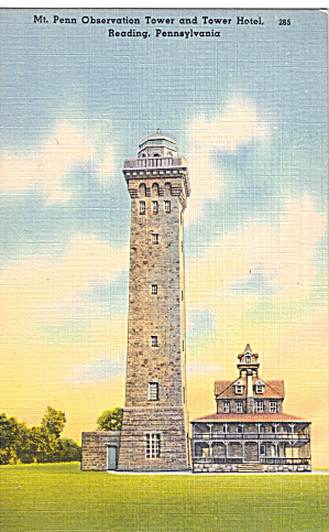 Mt Penn Observation Tower Reading Pennsylvania P29648