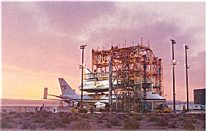 Nasa Shuttle Enterprise On 747 Postcard P2989