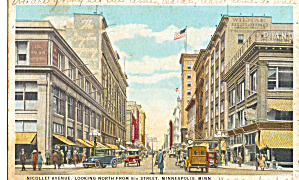 Minneapolis Mn Nicollet Ave Looking North P30526 1926