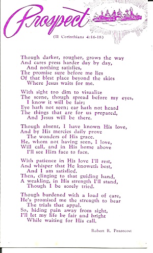 Poem Prospect by Robert  R Pentecost p32036 (Image1)