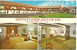 Intercourse Pa Deitsch Shier Motor Inn Postcard P32144