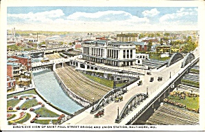 Baltimore MD Union Station and St Paul St Bridge p32581 (Image1)