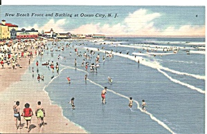Ocean City NJ Beachfront and Bathers p32922 (Image1)