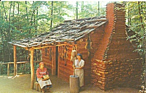 Oconaluftee Indian Village Cherokee Nc Making Bread P33159