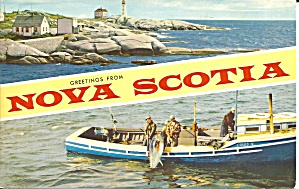 Harbor Scene Nova Scotia Canada P34717