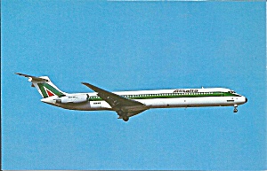 Alitalia MD-82  I-DAWO  on Approach p34757 (Image1)