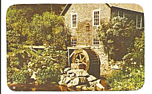 Cape Cod Ma Oldest Water Mill In Us P35014