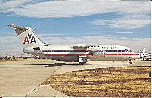 American Bae 146-200a N697aa Postcard P35249