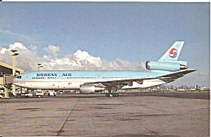 Korean Air  DC-10-30 HL-7317 postcard p35564 (Image1)