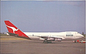 Qantas 747-238B VH-EBA postcard p35840 (Image1)