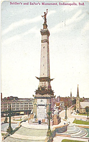 Indianapolis In Soldier S Sailor S Monument 1909 P36041