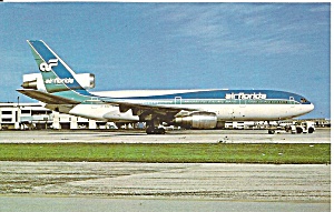  Air Florida  DC-10-30CF N101TV postcard p36227 (Image1)