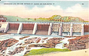 Near Burlington Vt Arrowhead Lake Dam 1950 P36307