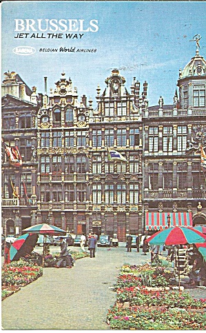 Brussels Belgium Postcard Issued By Sabena World Airlines P36818