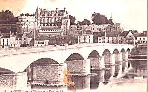 Amboise  France Le Chateau et le Pont P37750 (Image1)