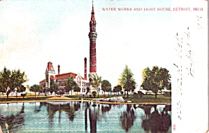 Detroit Mi Water Works And Light House P38462