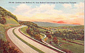 Pennsylvania Turnpike Bedford Pa P38625