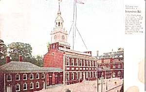Philadelphia Pa Independence Hall Birthplace Of Liberty P38766