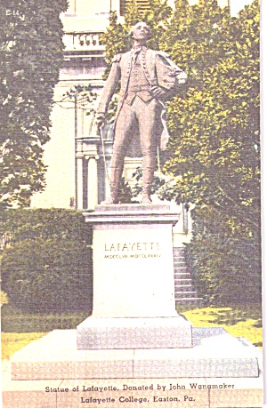 Easton Pa Statue Of Layfayette P39450
